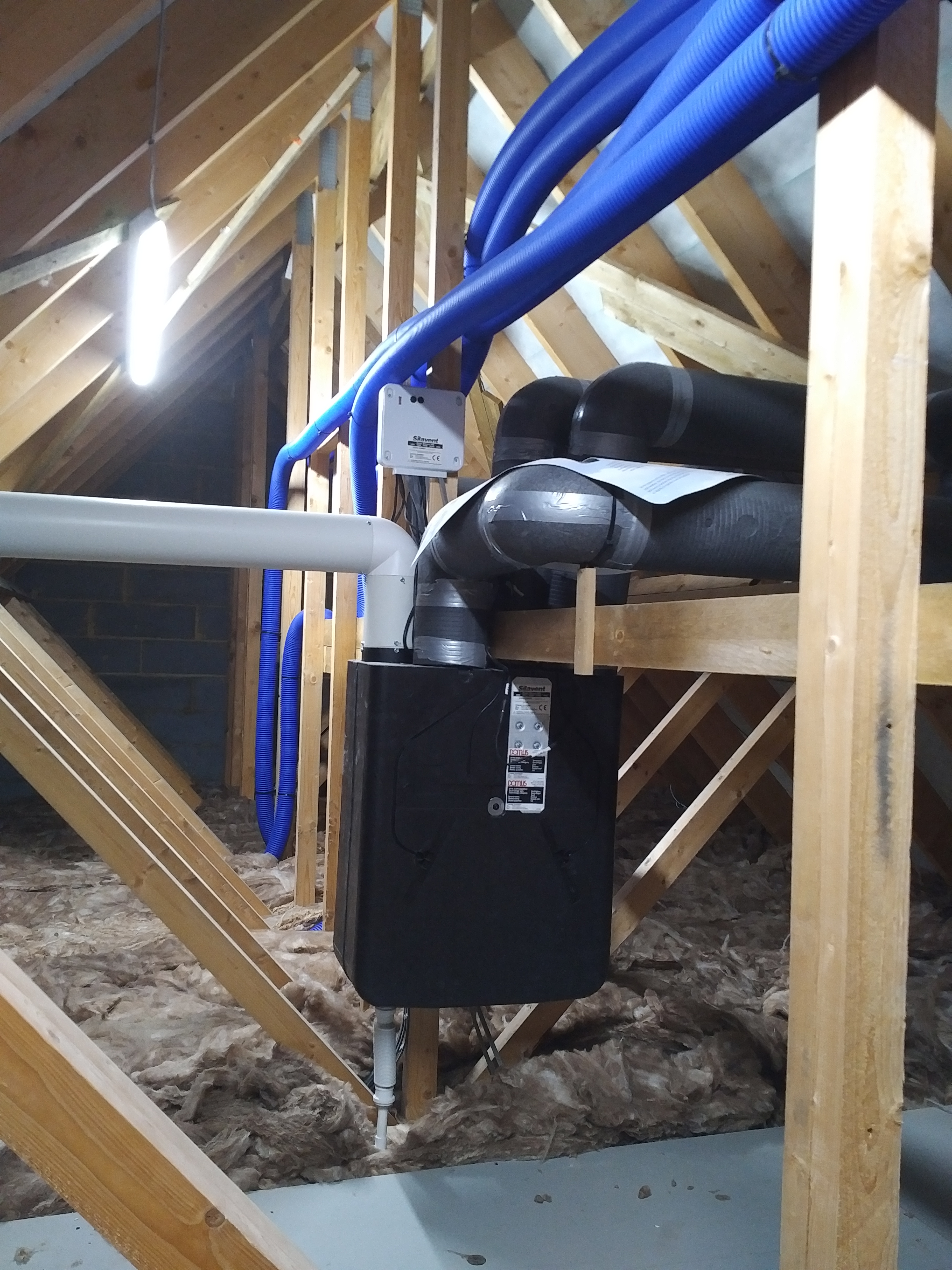 Whole house heat recovery ventilation