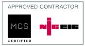 Approved contractor MCS NICEIC logo