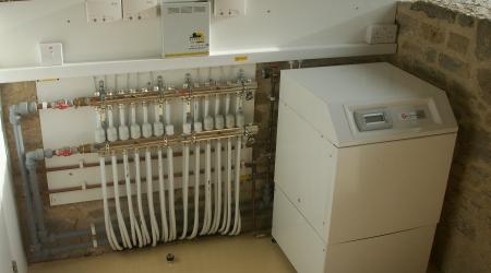 Kensa ground source heat pump