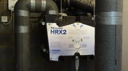 Polypipe's HRX whole house heat recovery unit