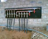 Connected ground collector manifold