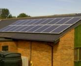 4kWp on-roof array with polycrystalline panels