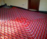 Griffiths underfloor heating installation for heat pumps