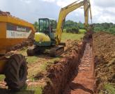 Trenches for slinky ground collectors