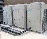 Installation of commercial Daikin VRV systems.